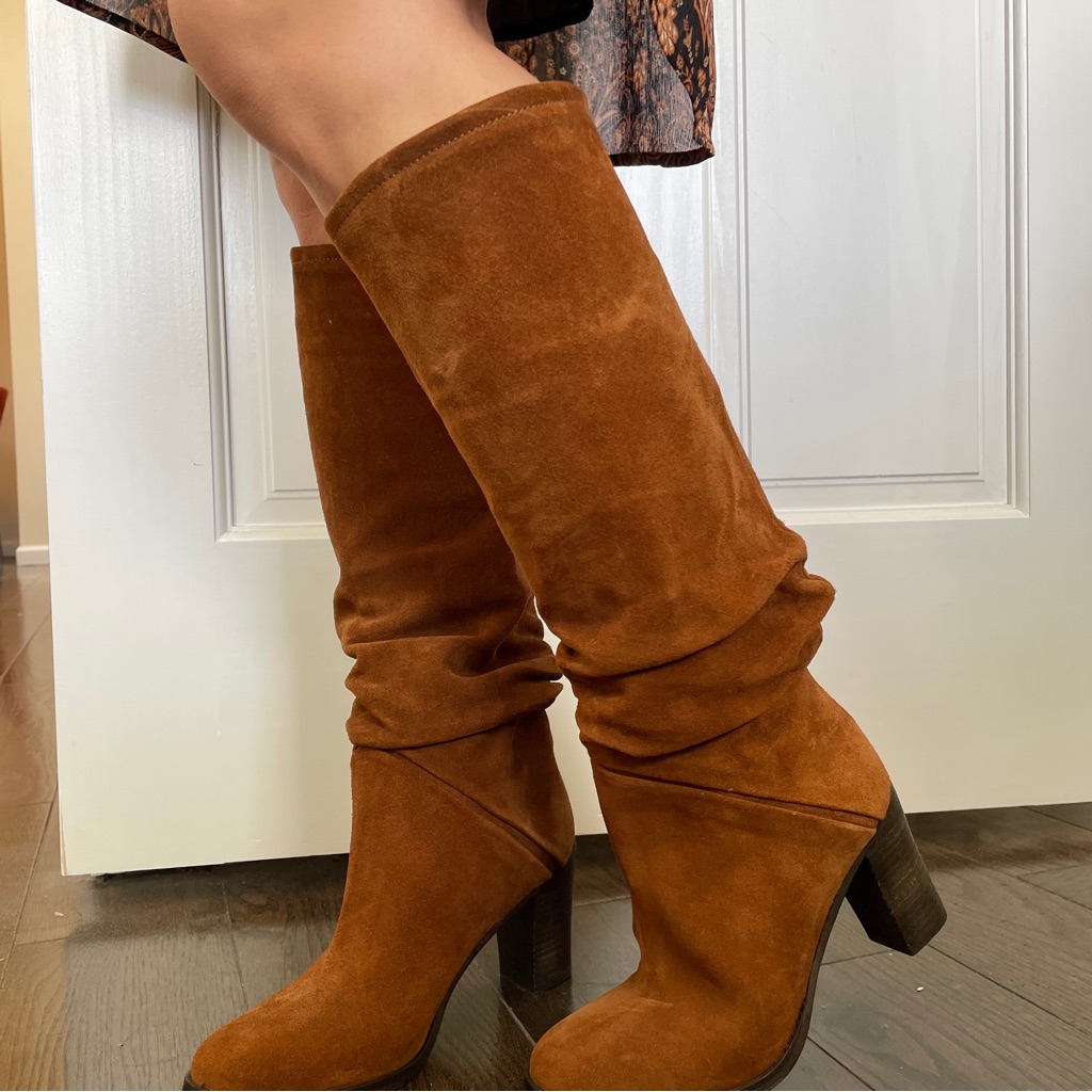 Free People Tennison Suede Boots New In Box Size 6